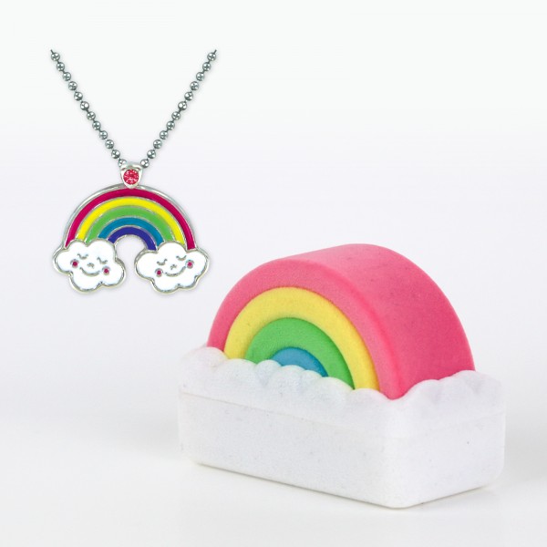 Rainbow Necklace in Rainbow Box
