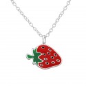 Dotted Strawberry Necklace
