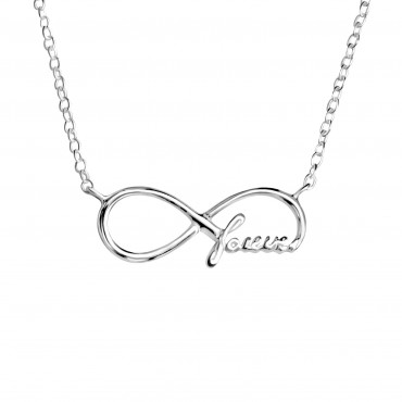 Silver Infinity Forever Necklace