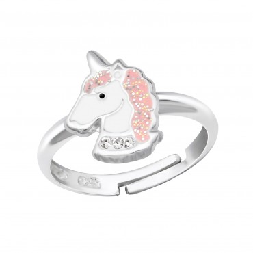 Cute Unicorn Crystal Ring